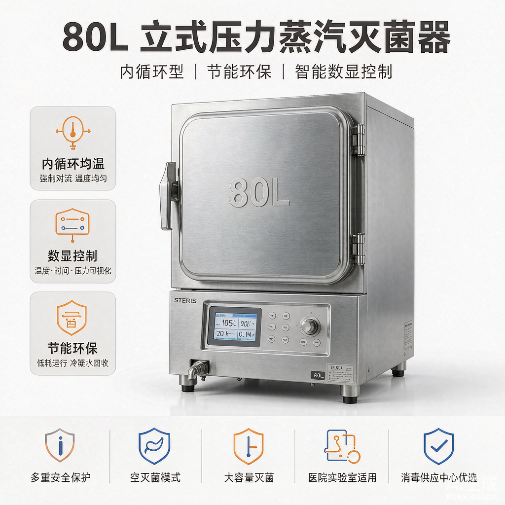 立式压力蒸汽灭菌器（内循环型）YX-80L
